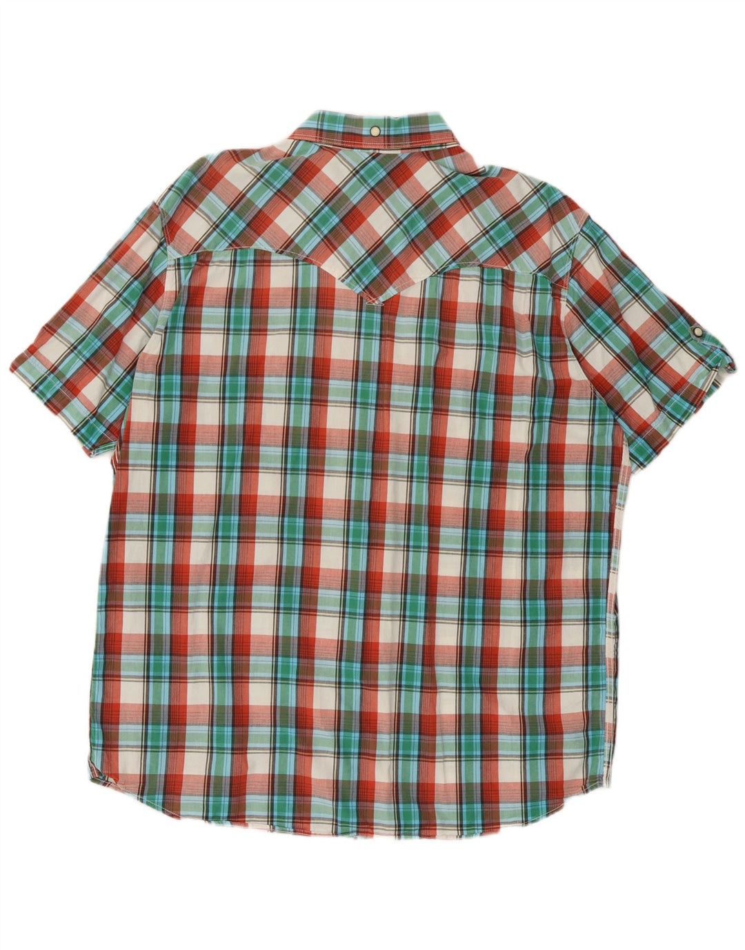 Camisa masculina de manga curta Levi's XL xadrez multicolorida