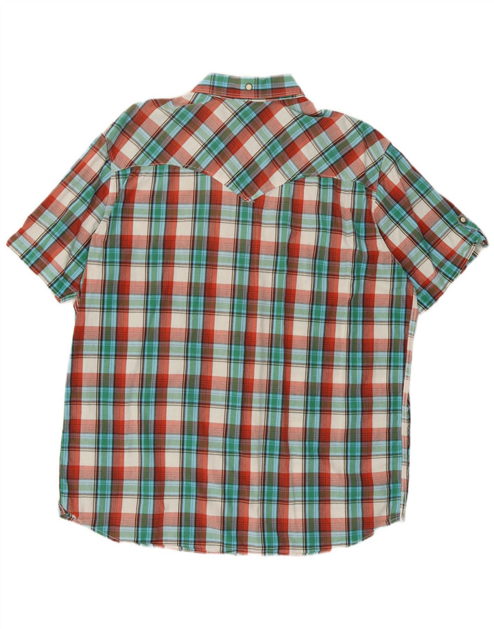 Camisa masculina de manga curta Levi's XL xadrez multicolorida