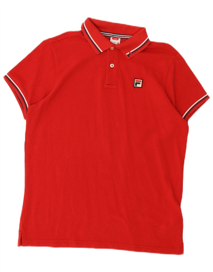Camisa Polo Masculina Fila XS Algodão Vermelho