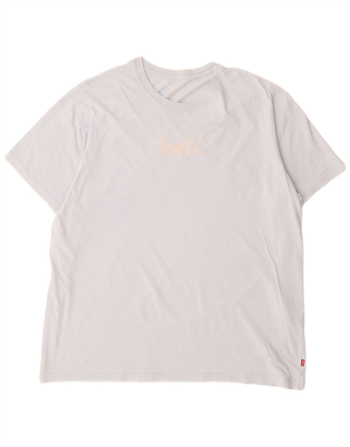Camiseta Levi's Masculina Relaxed Graphic Top Grande Algodão Azul