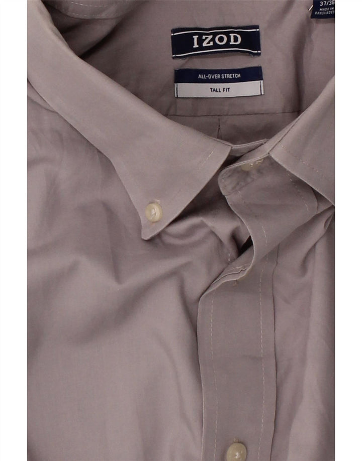 IZOD Mens Tall Shirt 2XL Grey Cotton Vintage Izod and Second-Hand Izod from Messina Hembry 