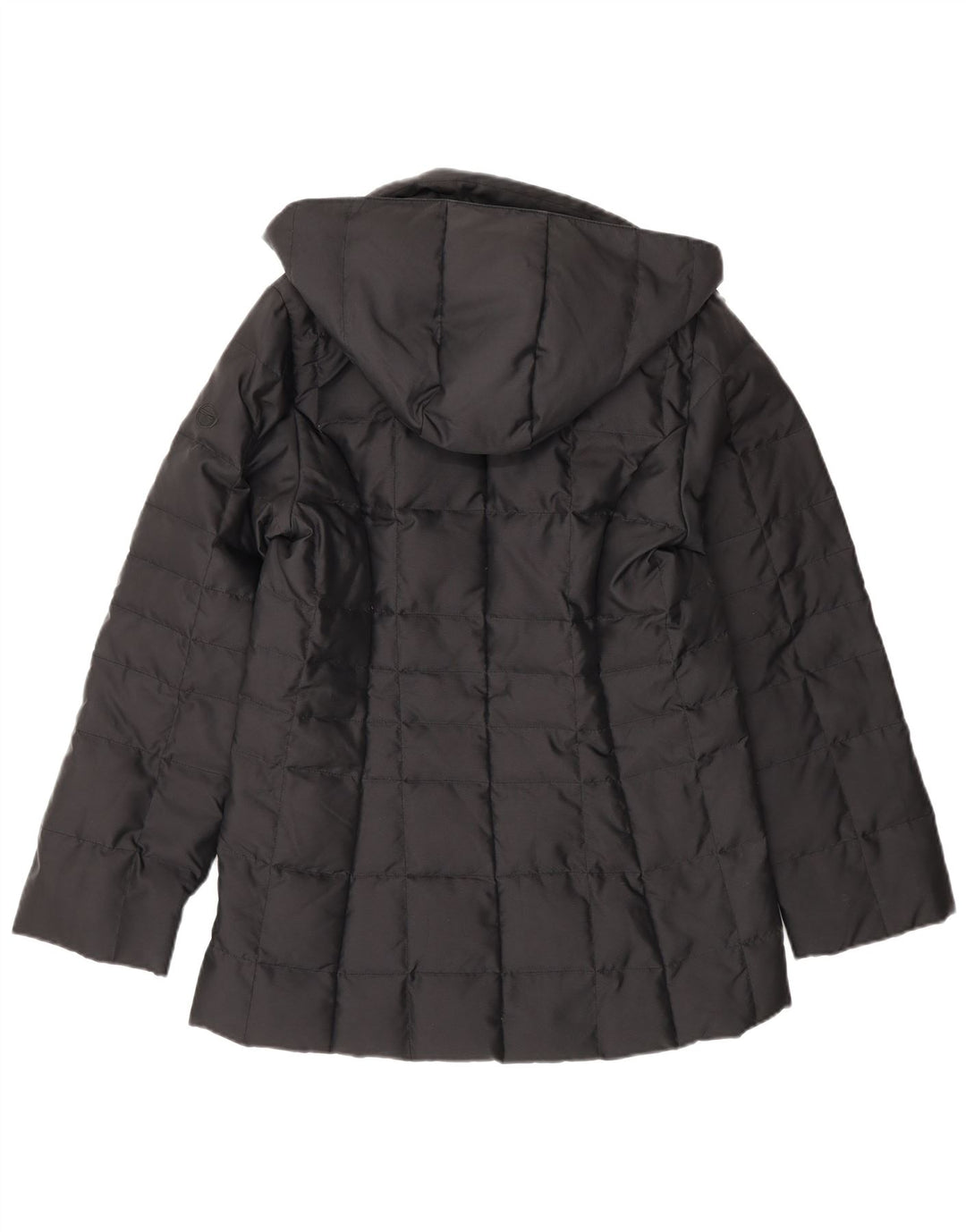 Jaqueta acolchoada com capuz feminino Sergio Tacchini UK 6 XS poliamida preta