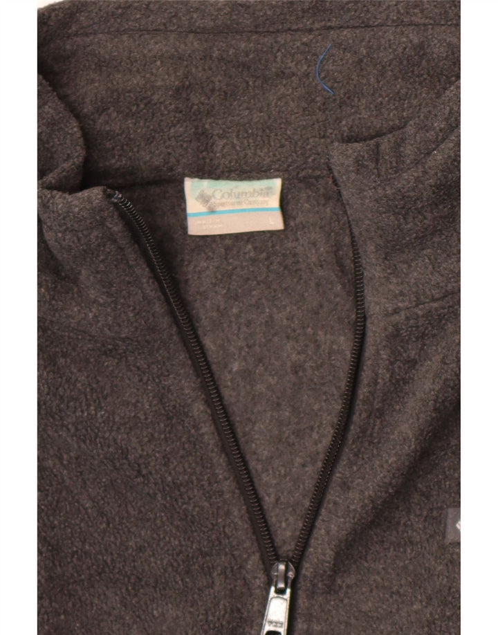 Jaqueta de lã feminina Columbia UK 14 grande cinza