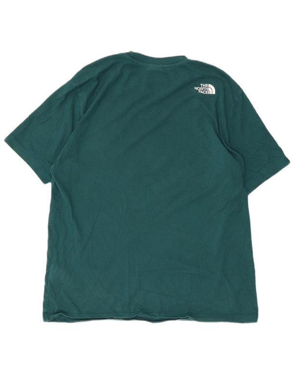 Camiseta feminina The North Face UK 14 algodão verde médio