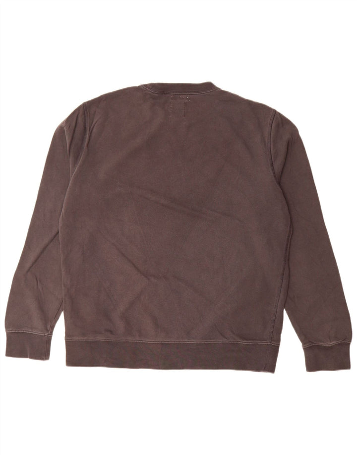 Suéter masculino Marks & Spencer grande algodão cinza