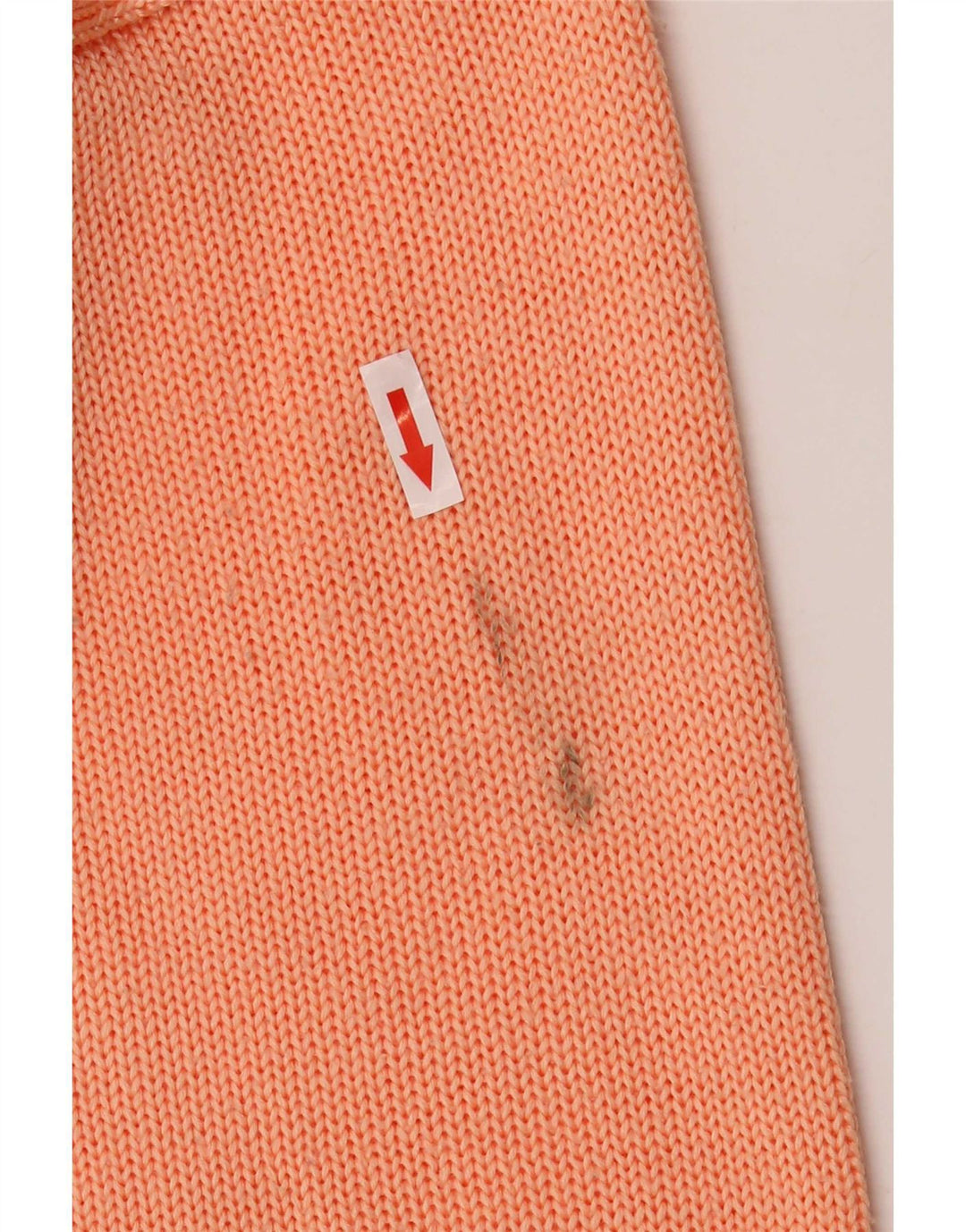 Suéter feminino vintage com gola redonda UK 14 grande laranja