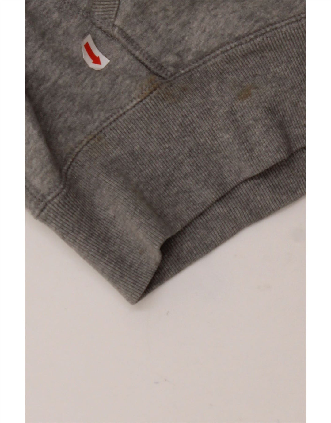 JACK WILLS Suéter masculino com capuz gráfico pequeno algodão cinza