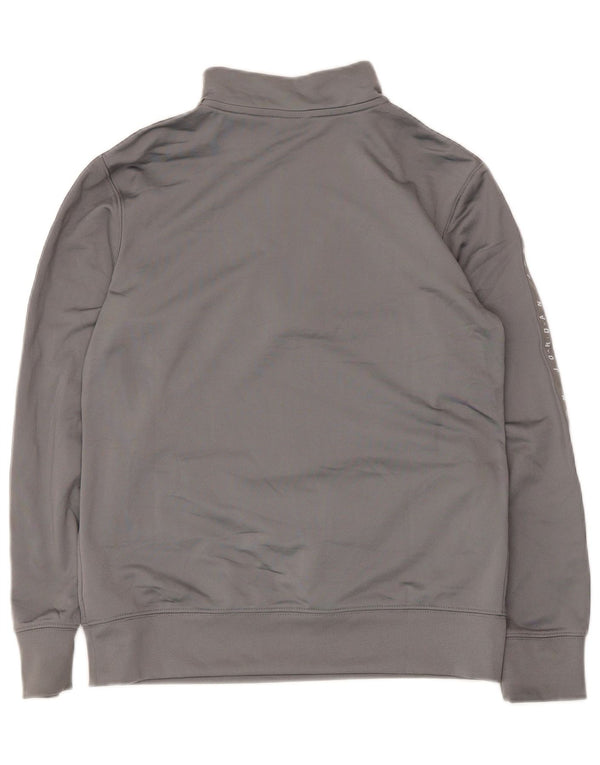 Suéter gráfico Jordan Boys 12-13 anos grande cinza colorblock