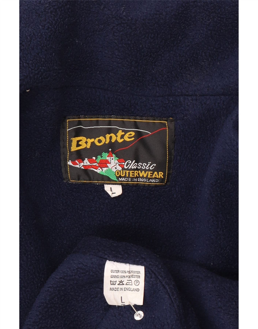 Bronte Mens Gilet UK 40 Grande Poliéster Vermelho