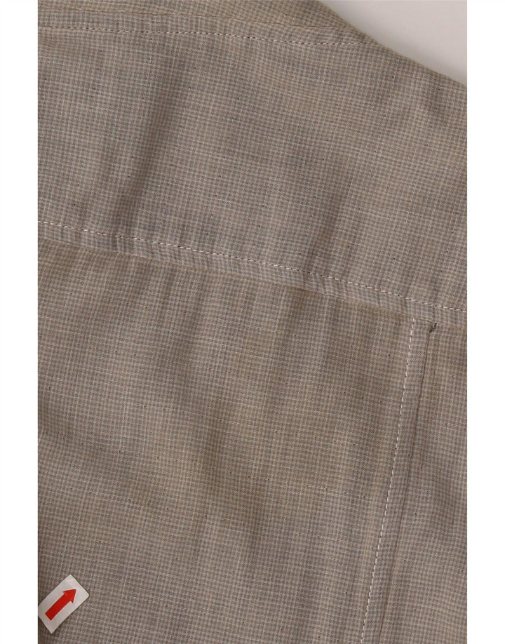 Camisa masculina Guess 2XL algodão guingão cinza