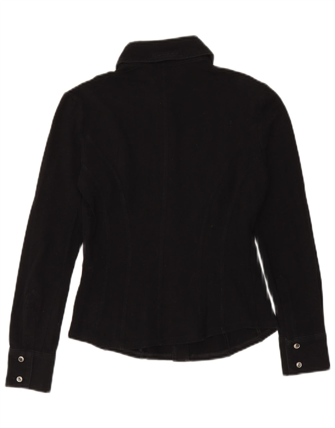 Camisa feminina Penny Black UK 10 pequena algodão preto