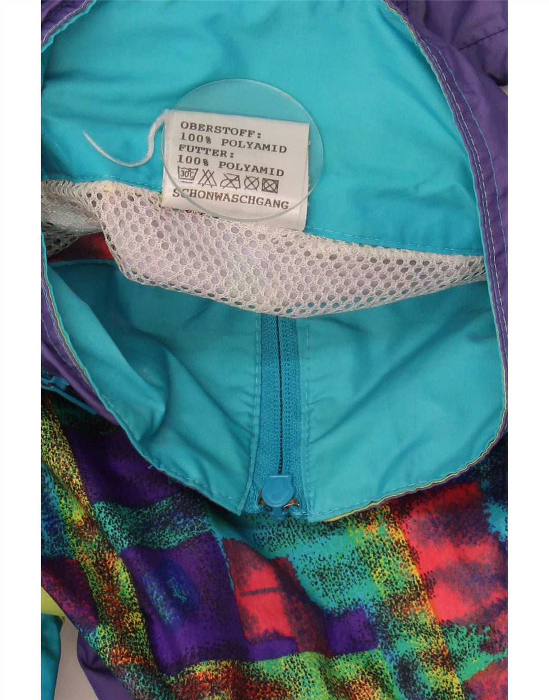Jaqueta de chuva masculina Shamp com capuz EU 48/50 Medium Multicolor Colorblock