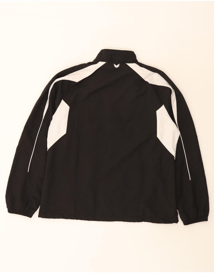 Fato de treino completo feminino Erima UK 16 grande preto colorblock poliéster