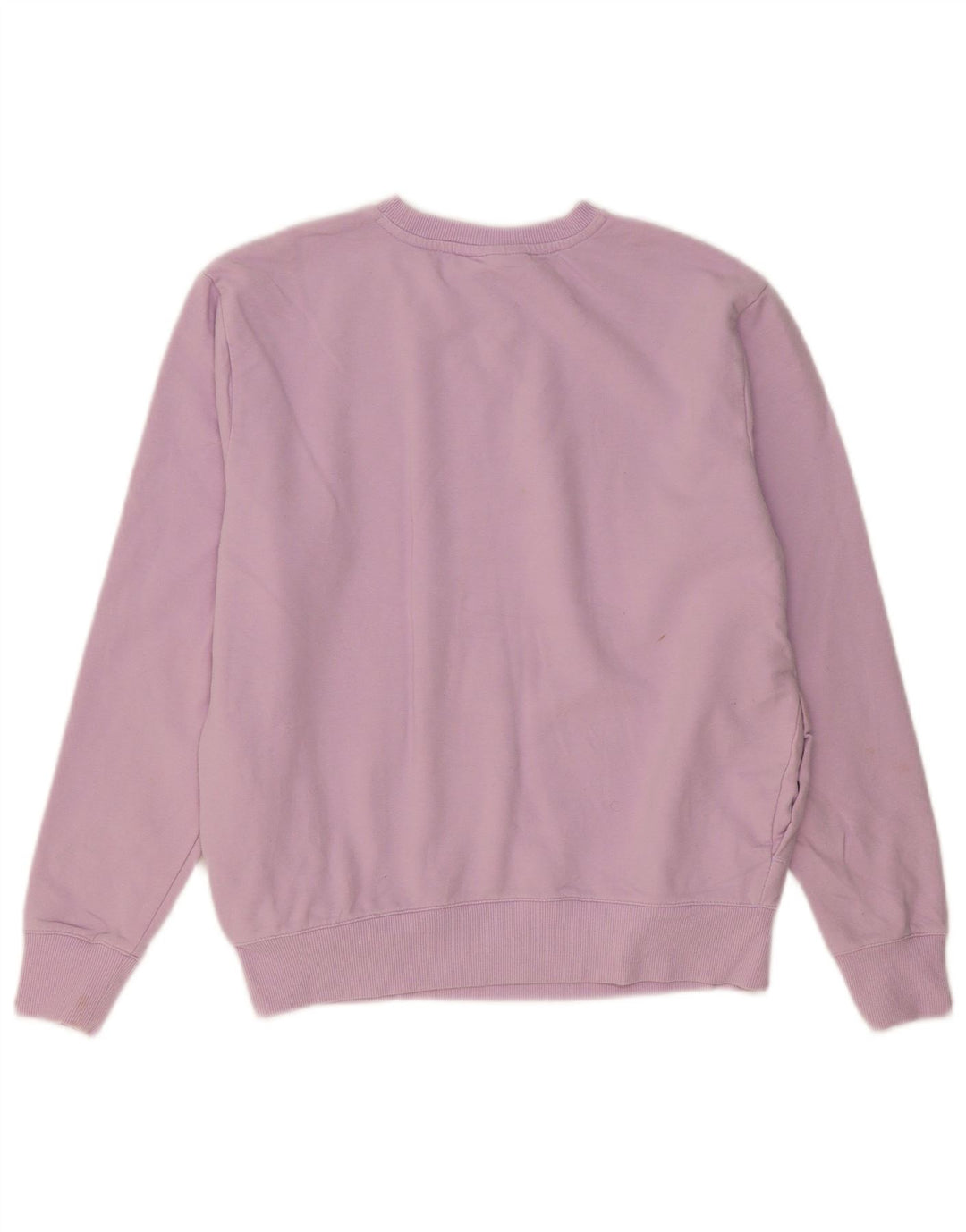 FILA moletom feminino oversized jumper UK 10 pequeno algodão roxo