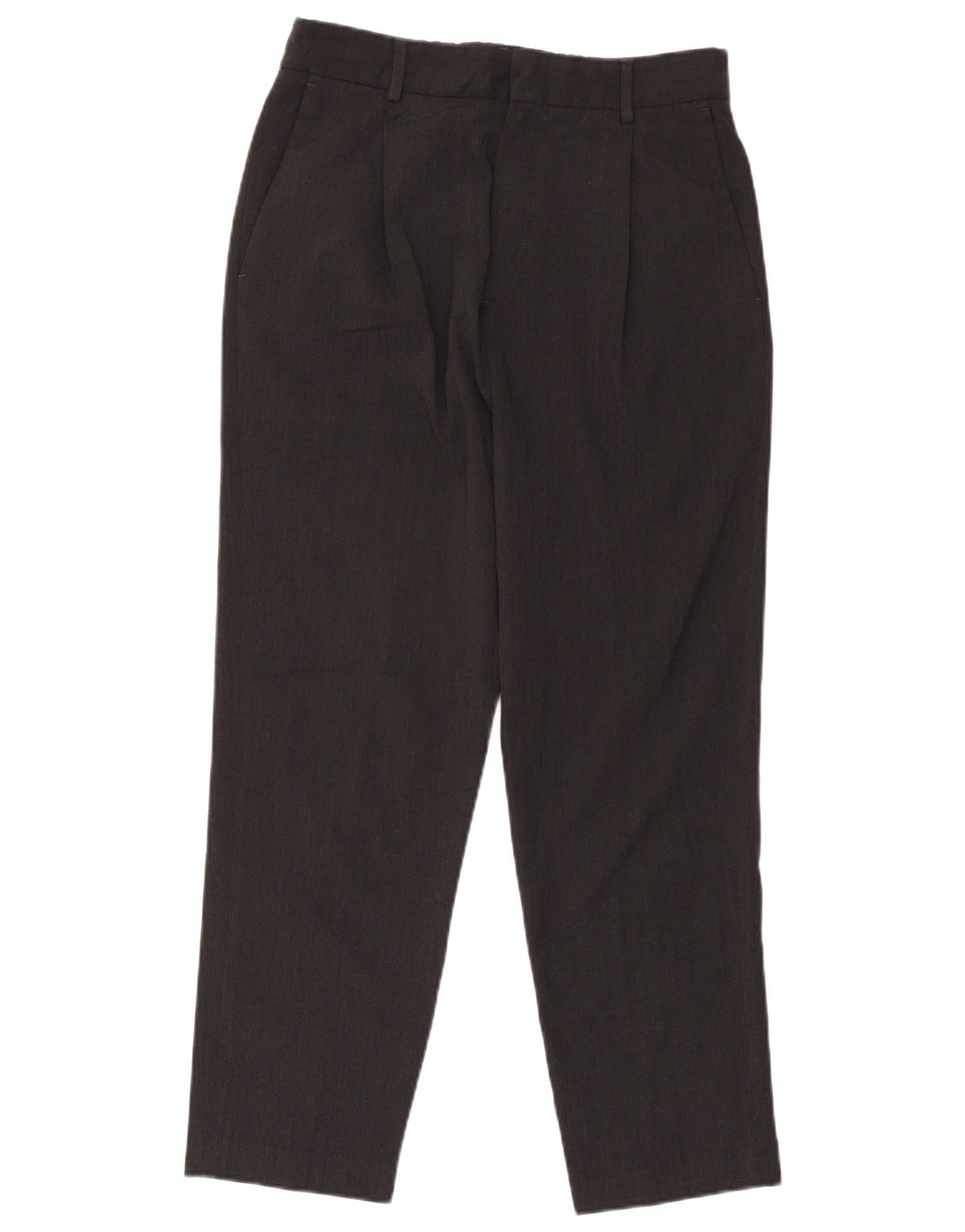 Calça masculina Zara Pegged Suit EU 42 Grande W32 L26 Preta