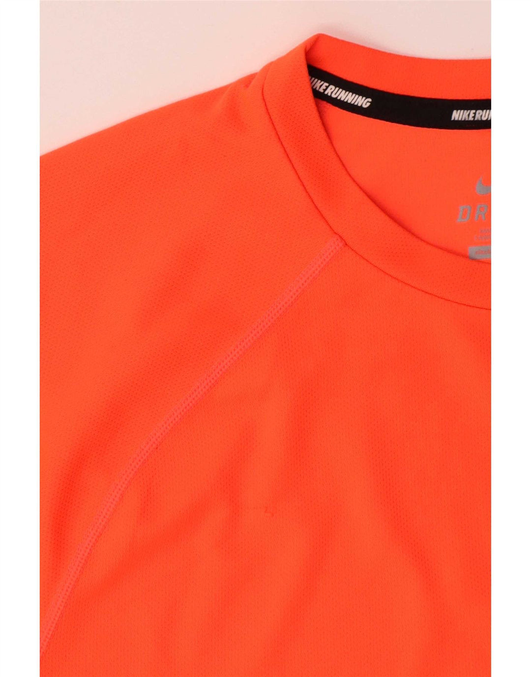 Nike Mens Dri Fit Camiseta Top Médio Laranja Poliéster