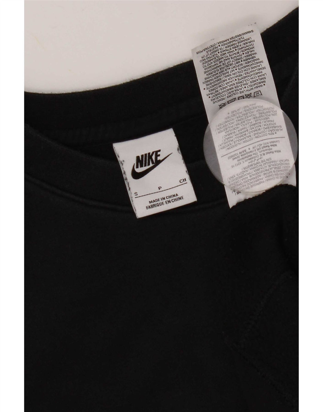Nike moletom masculino jumper pequeno algodão preto