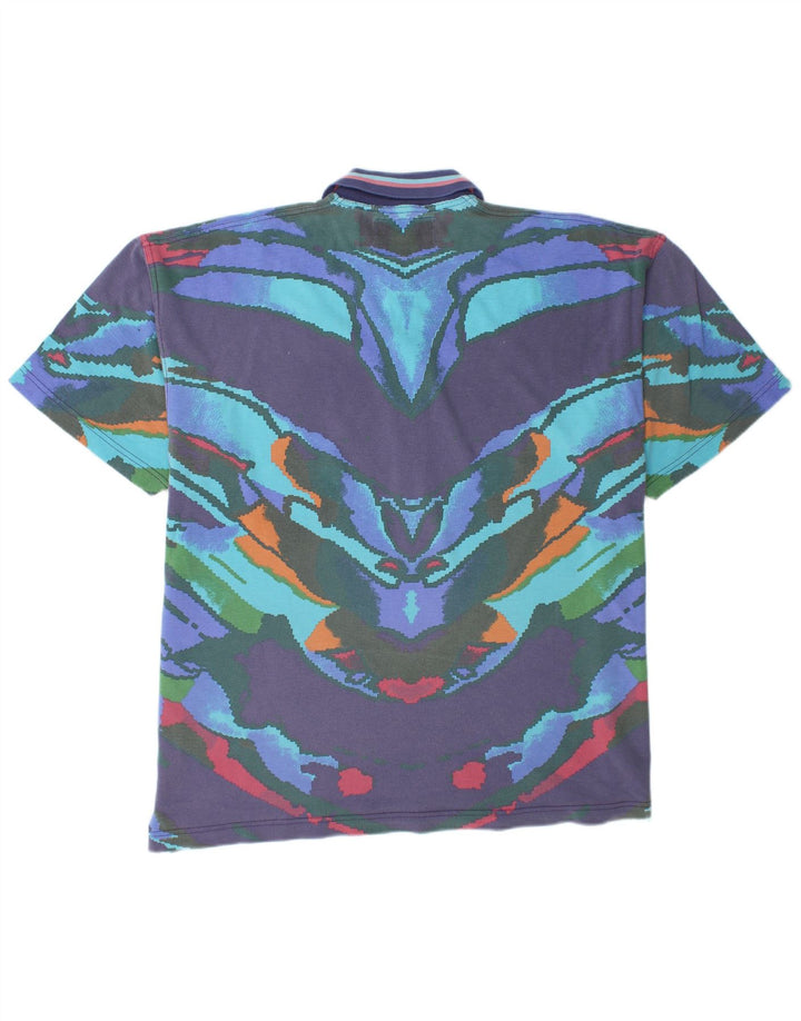 Camisa polo masculina com padrão abstrato ENDURANCE 2XL multicolorida