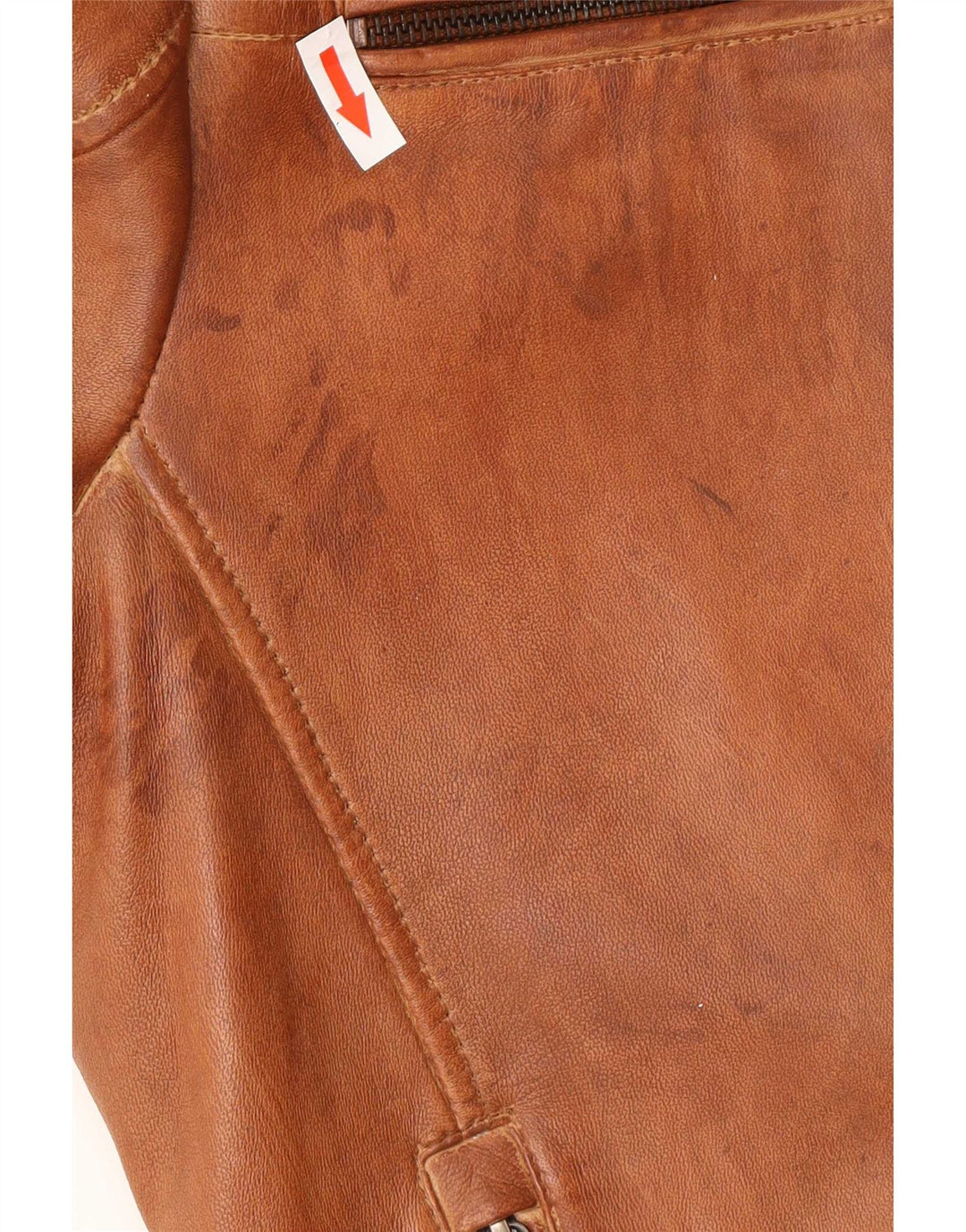 Jaqueta de couro masculina Trapper IT 56 3XL couro marrom