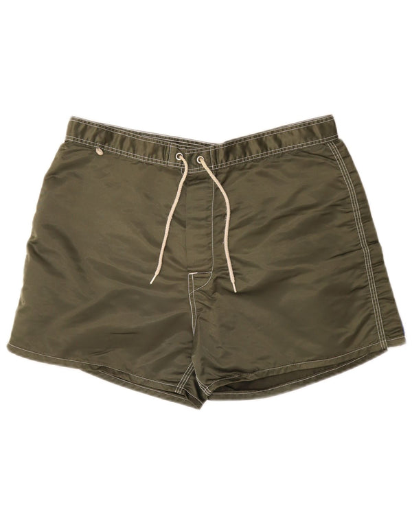 Shorts de natação masculino Sundek médio cáqui nylon