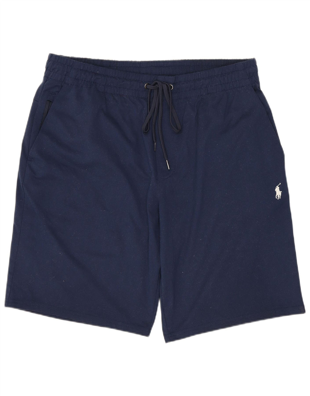 POLO RALPH LAUREN Shorts esportivos masculinos poliéster azul marinho médio