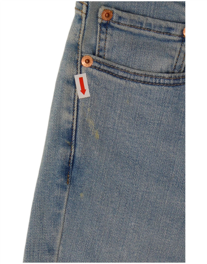 LEVI'S Feminino 511 Slim Jeans W32 L32 Azul Algodão