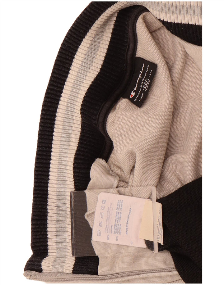 Jaqueta masculina Champion 2XL cinza colorblock algodão