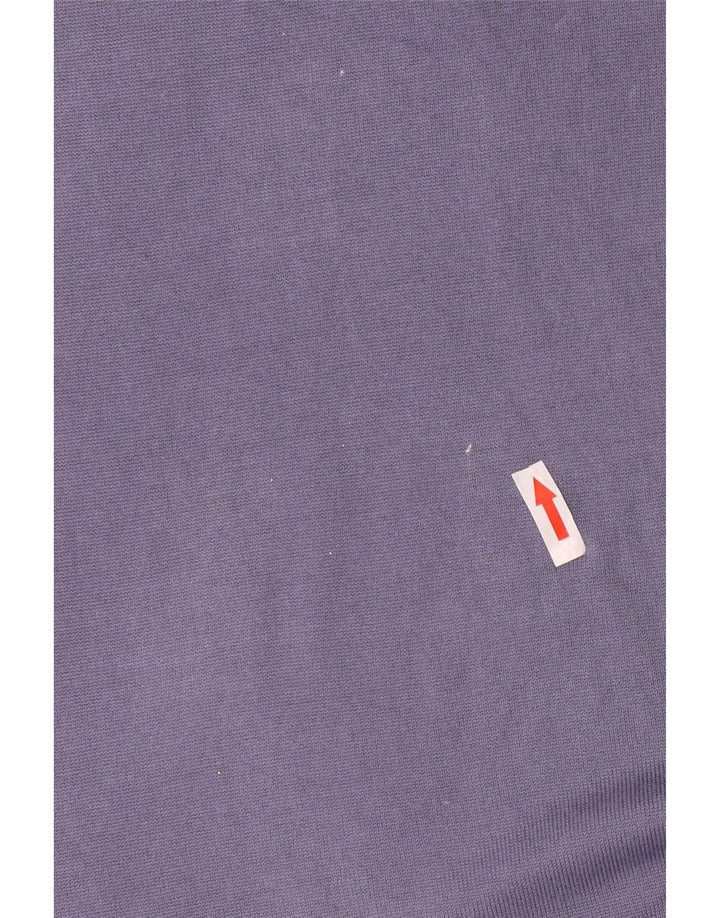 Camiseta masculina Zara Top médio roxo viscose
