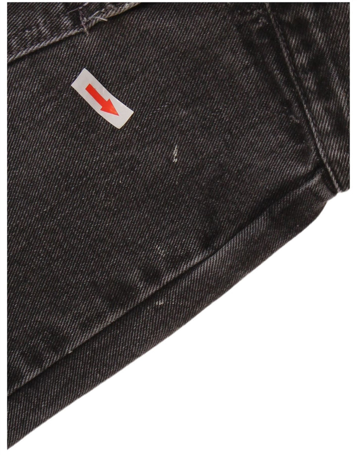 Jaqueta jeans feminina New Jeans UK 18 XL preta
