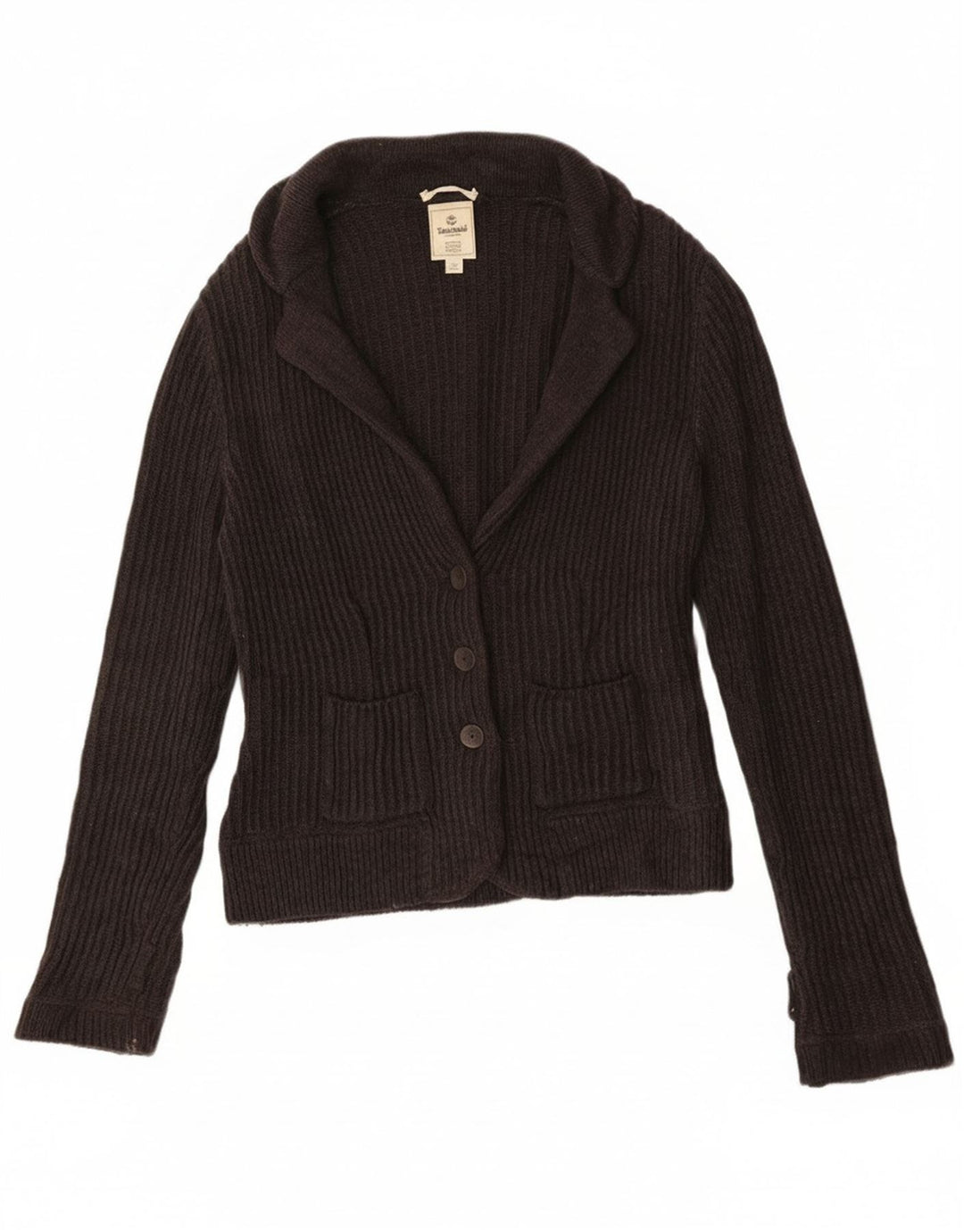 Suéter Cardigan Feminino Timberland UK 12 Cinza Médio