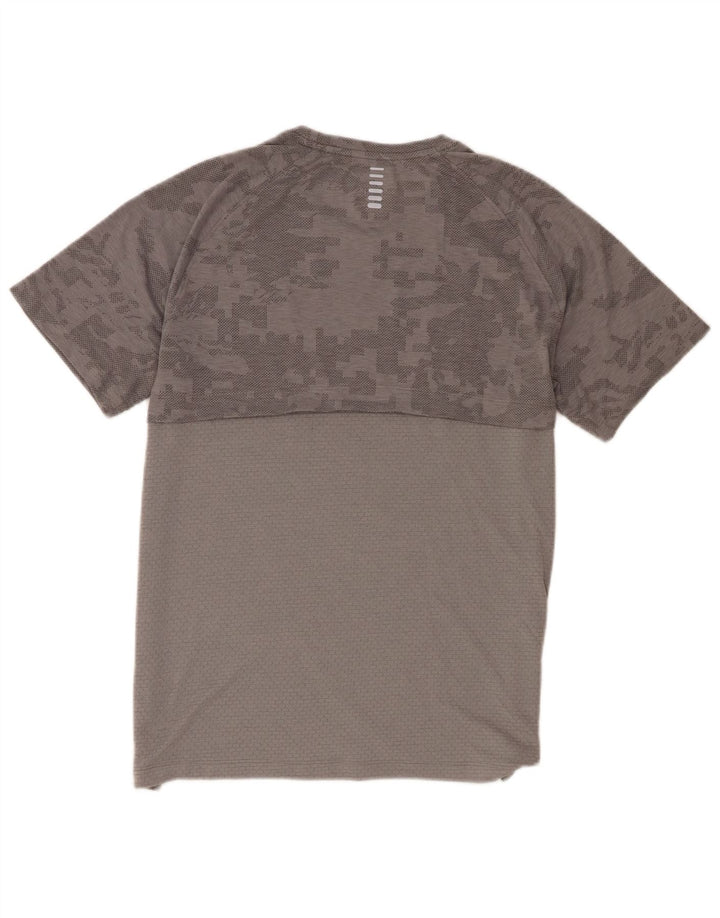 Camiseta masculina Under Armour Heat Gear Top camuflagem cinza médio