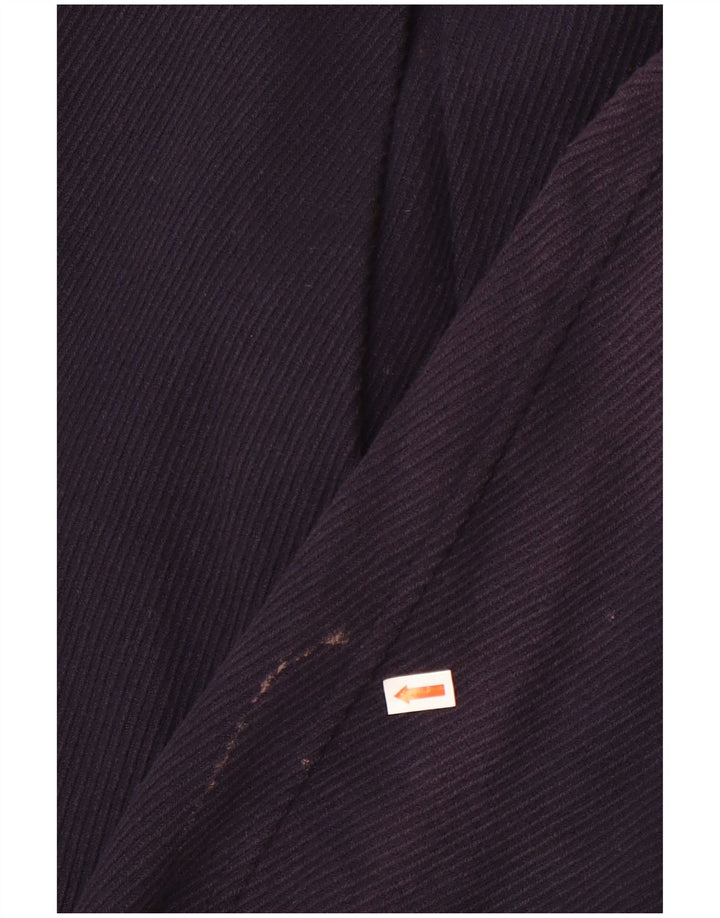 Jaqueta bomber feminina Armani Exchange com peito duplo UK 6 XS azul marinho