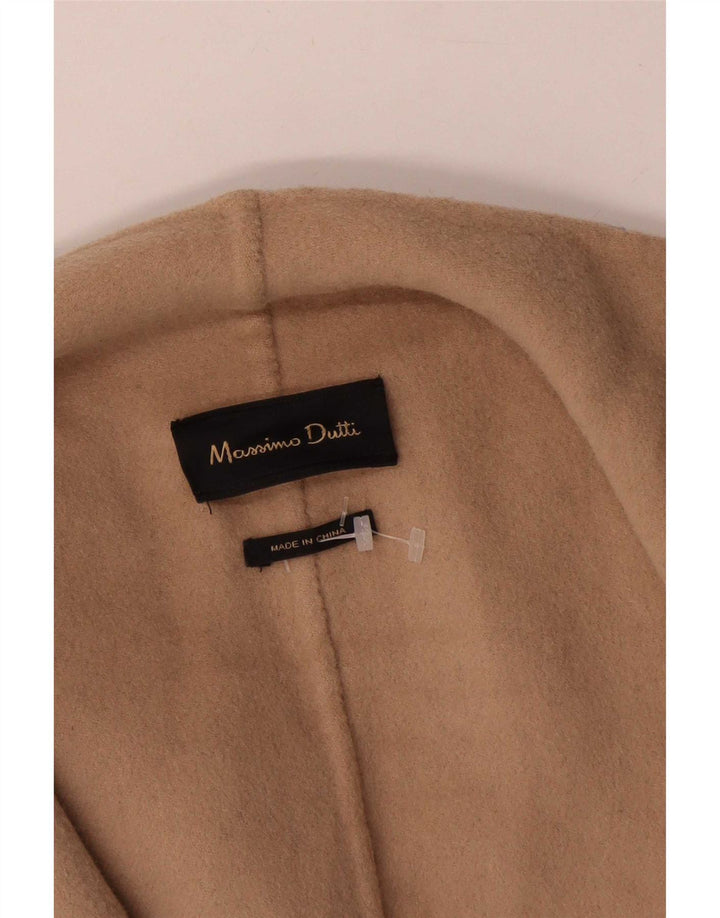 Jaqueta blazer aberta grande Massimo Dutti feminina Reino Unido 6 XS cinza colorblock