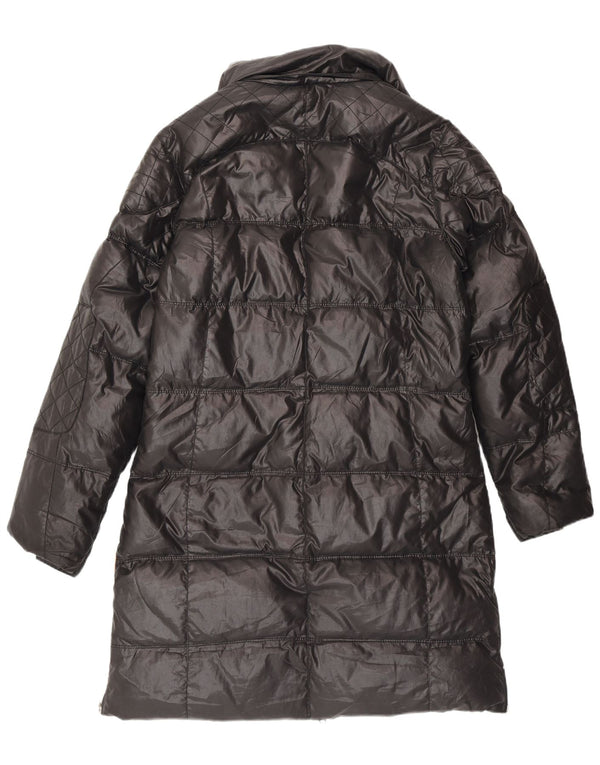 Casaco acolchoado feminino Machu Picchu UK 12 poliéster preto médio