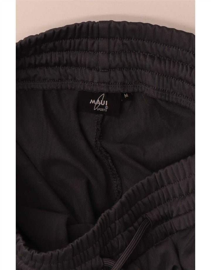 Maui and Sons Calça de treino masculina Joggers poliéster cinza médio