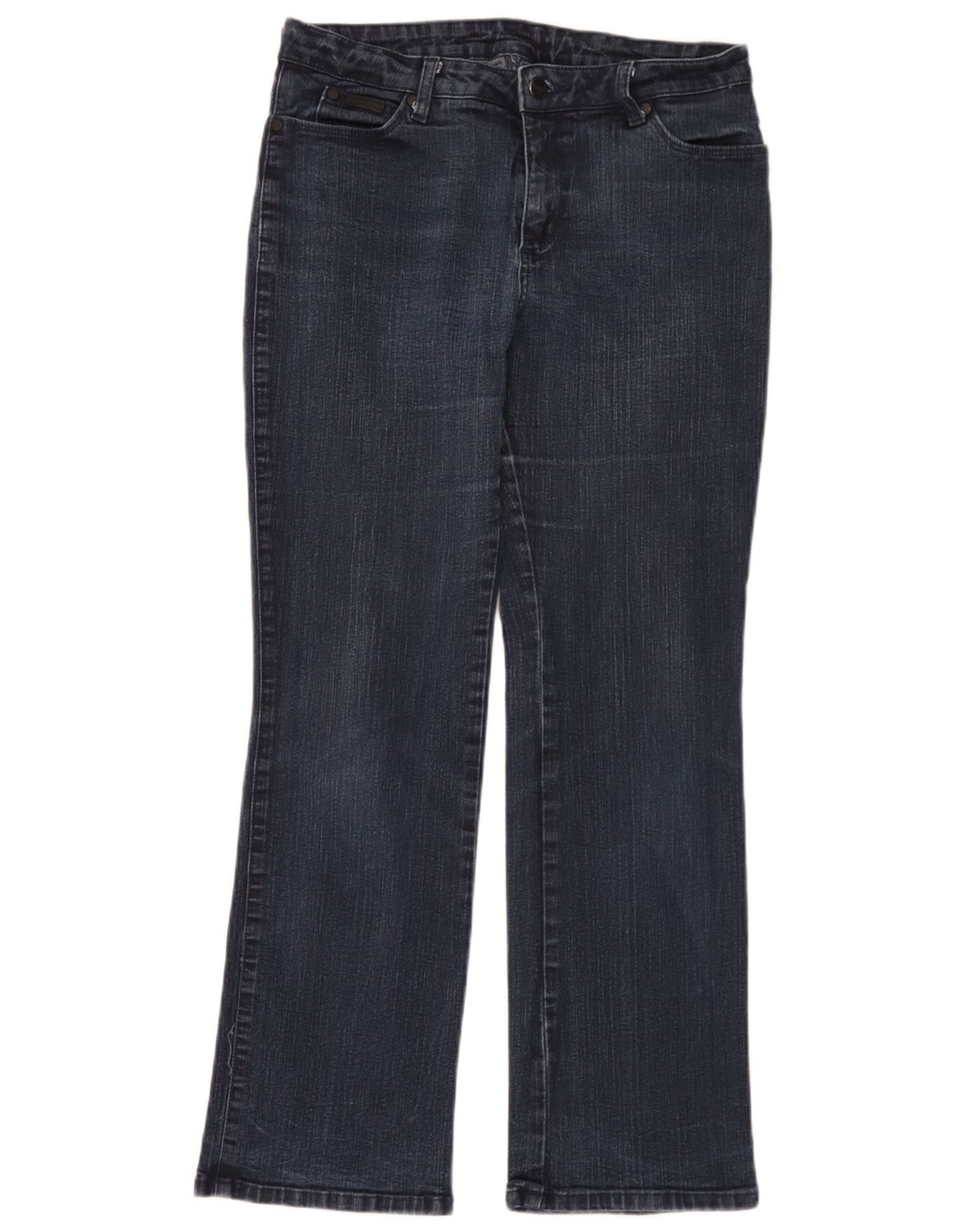 Wrangler feminino TIna Bootcut jeans W31 L30 azul algodão
