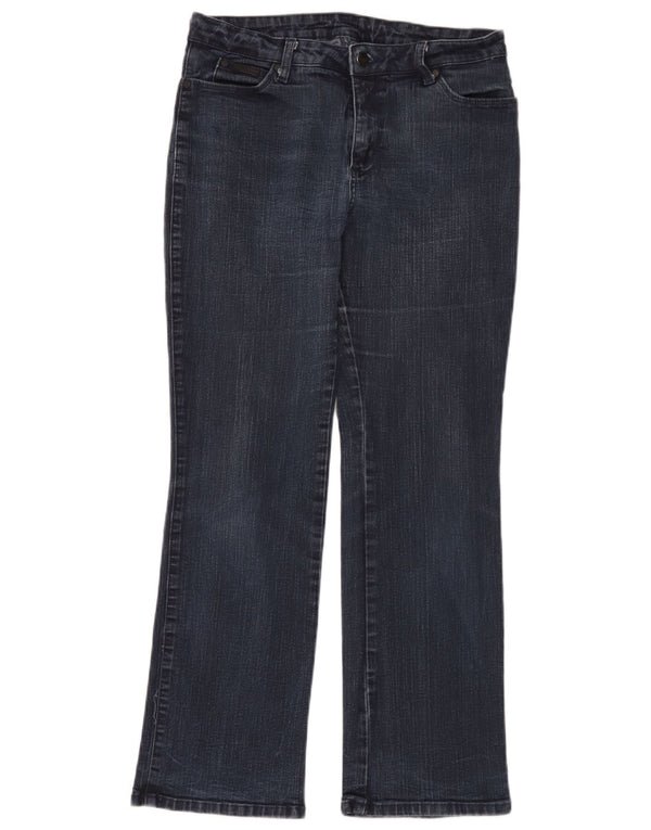 Wrangler feminino TIna Bootcut jeans W31 L30 azul algodão