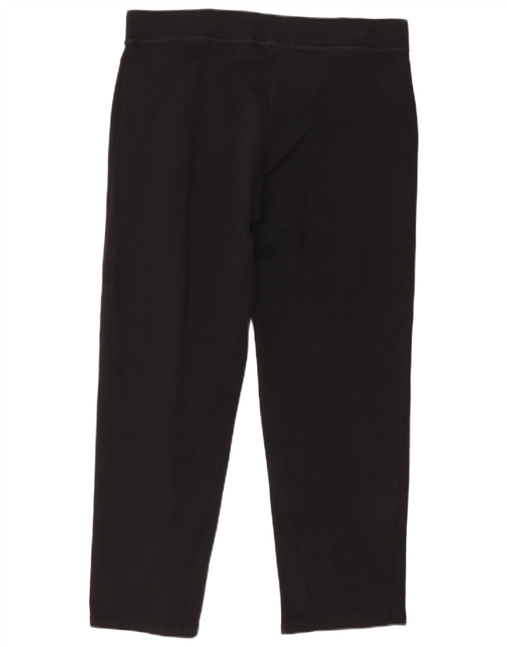 Leggings femininas Marks & Spencer Reino Unido 16 grande algodão preto