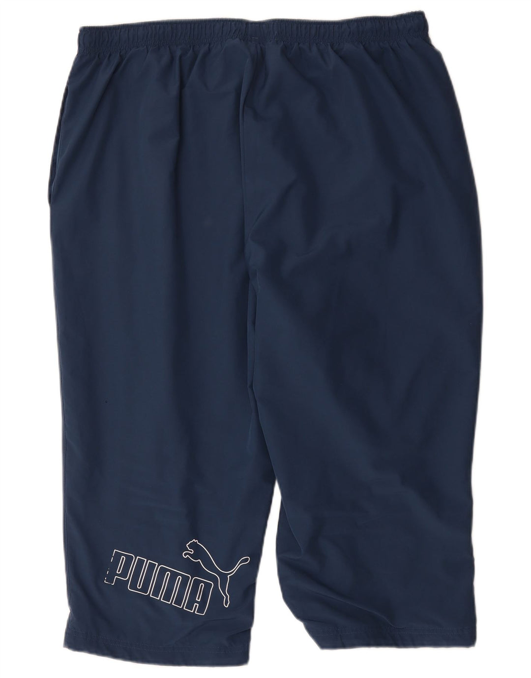 Calça de treino masculina Puma Graphic Capri 2XL azul marinho poliéster
