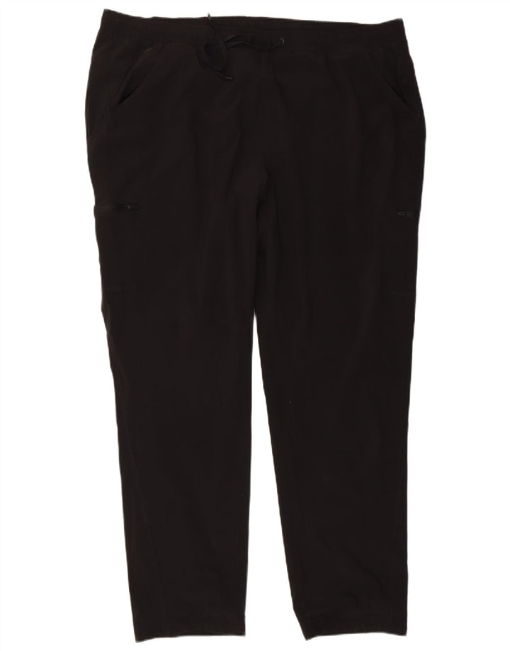 Calça esportiva feminina EDDIE BAUER US 22 3XL poliéster preto