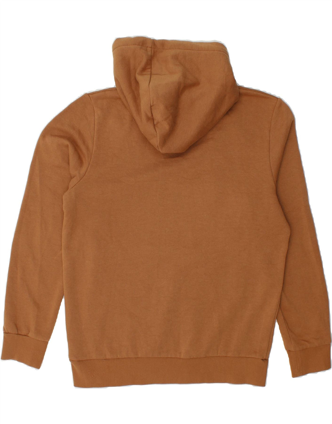 JACK & JONES Mens Graphic Hoodie Jumper Medium Brown Polyester Vintage Jack & Jones and Second-Hand Jack & Jones from Messina Hembry 