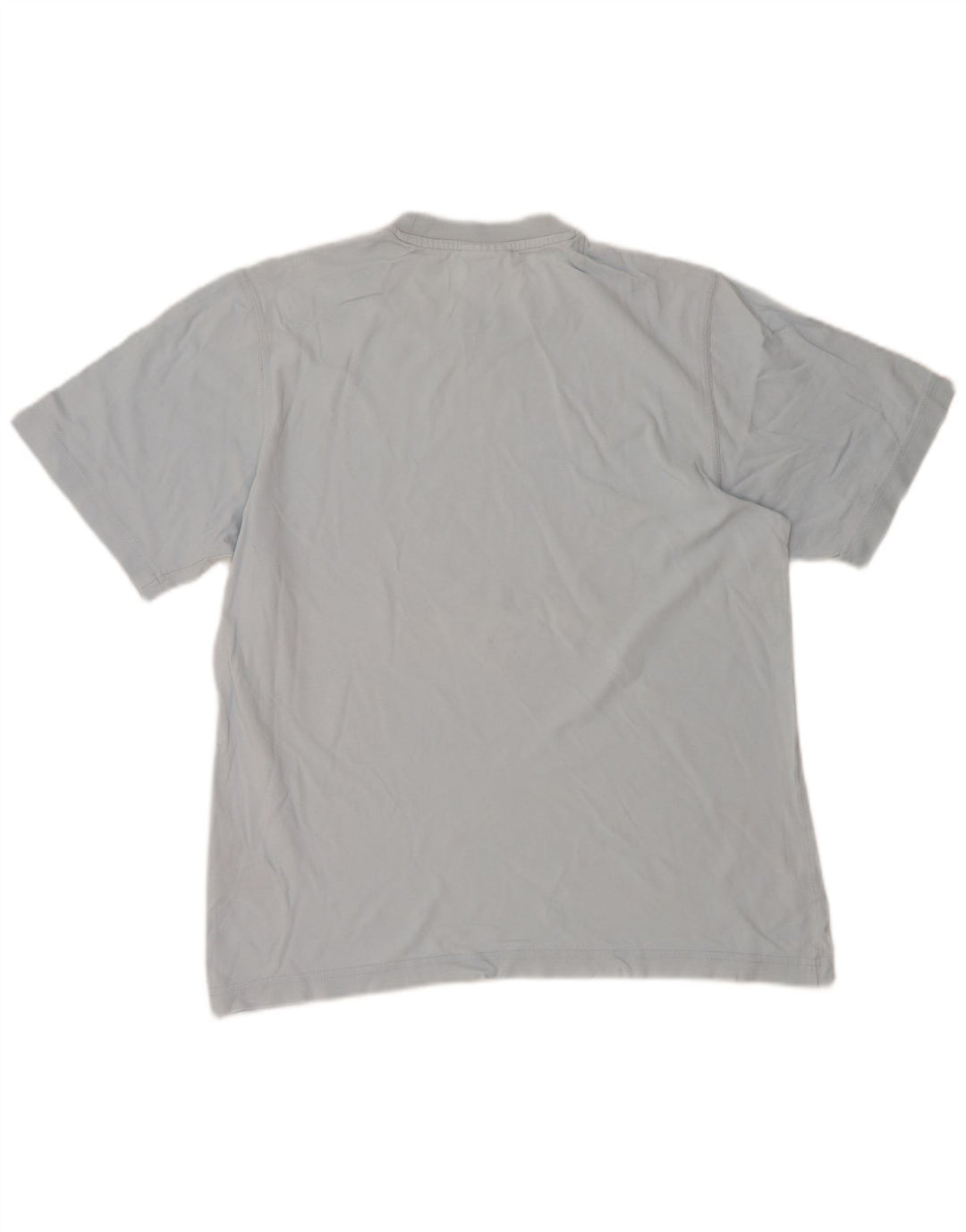 Camiseta masculina Adidas de manga curta com estampa gráfica de algodão azul médio