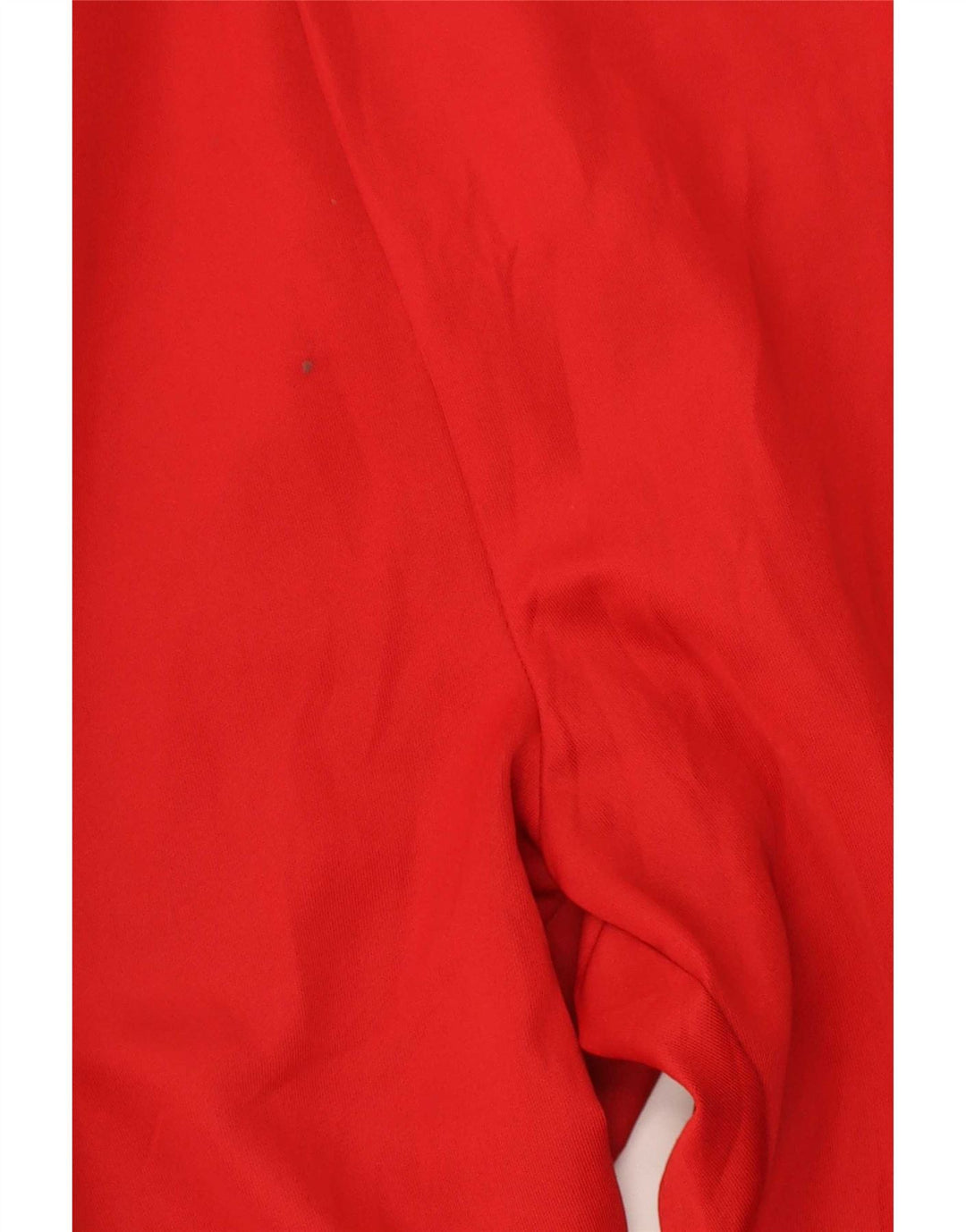 Calça de treino feminina Zara EU 30 W30 L29 vermelho colorblock poliéster