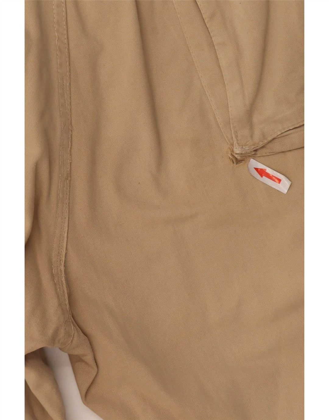 Carrera Mens Cargo Shorts Grande W36 Algodão Bege