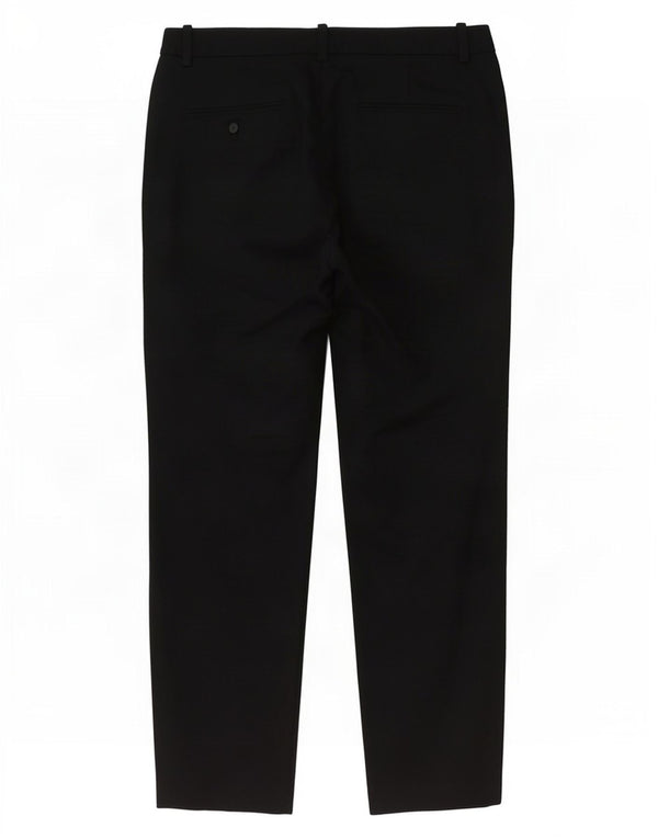 Zara Calça Chino Feminina Slim UE 38 Pequeno W28 L27 Preta
