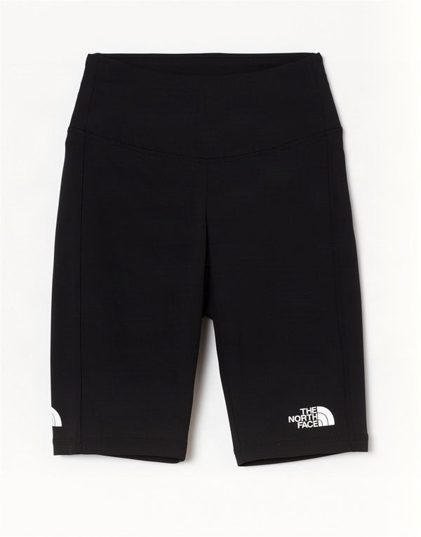 Shorts esportivos gráficos femininos The North Face UK 4 XS preto poliéster esportivo