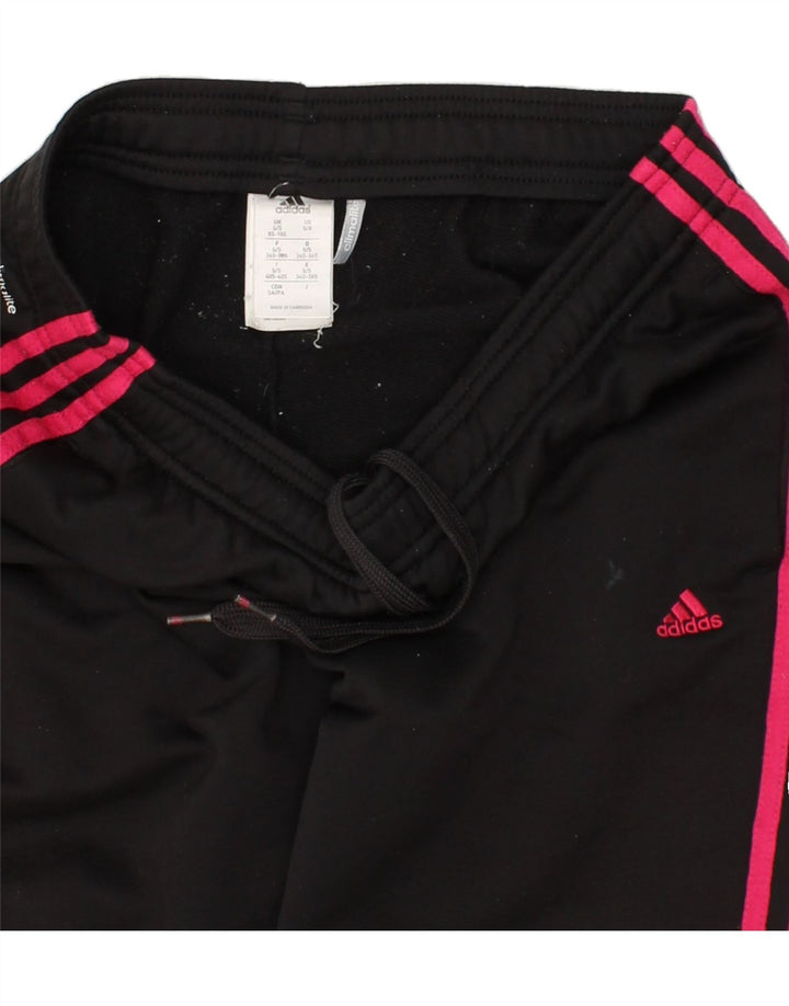 Calça Adidas Climalite Feminina UK 8/10 Pequena Poliéster Preto