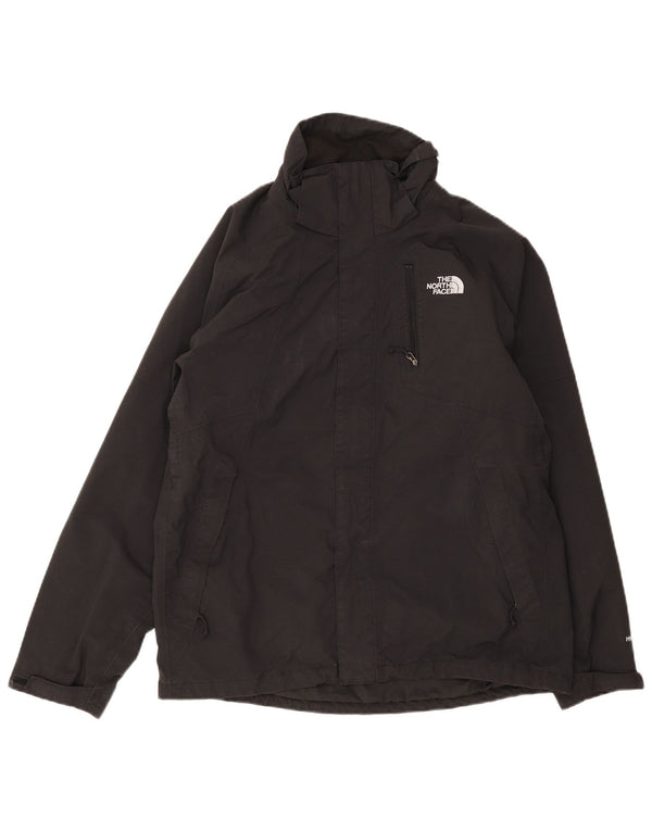 The North Face Mens Hyvent Rain Jacket Reino Unido 38 Médio Preto Nylon