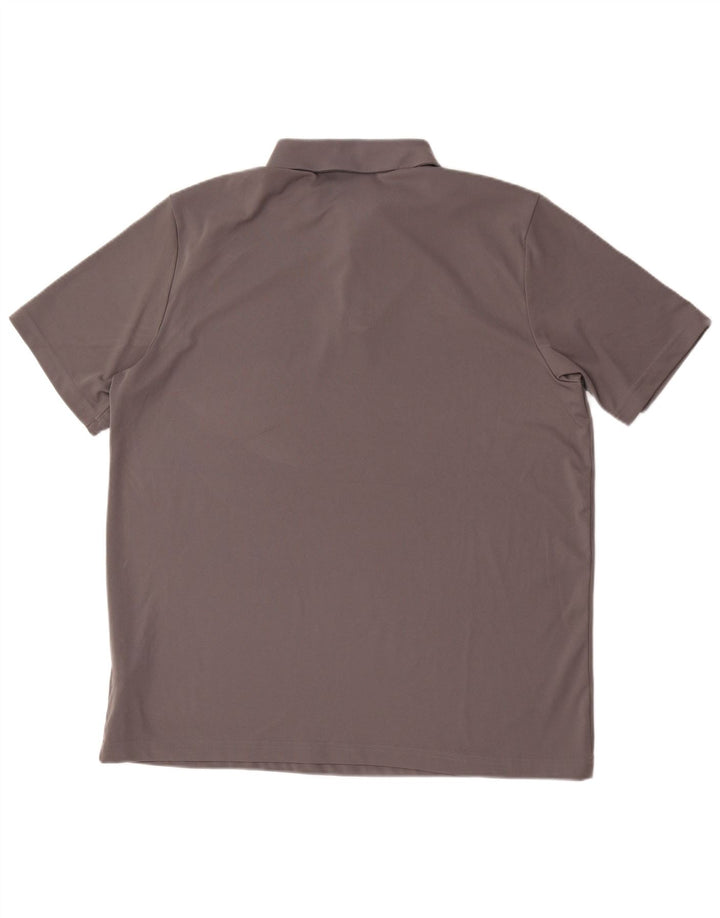 Camisa Polo Adidas Masculina Aeroready XL Cinza Poliéster