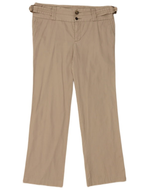 Calça Chino Reta Feminina Zara EU 42 Grande W32 L28 Cinza